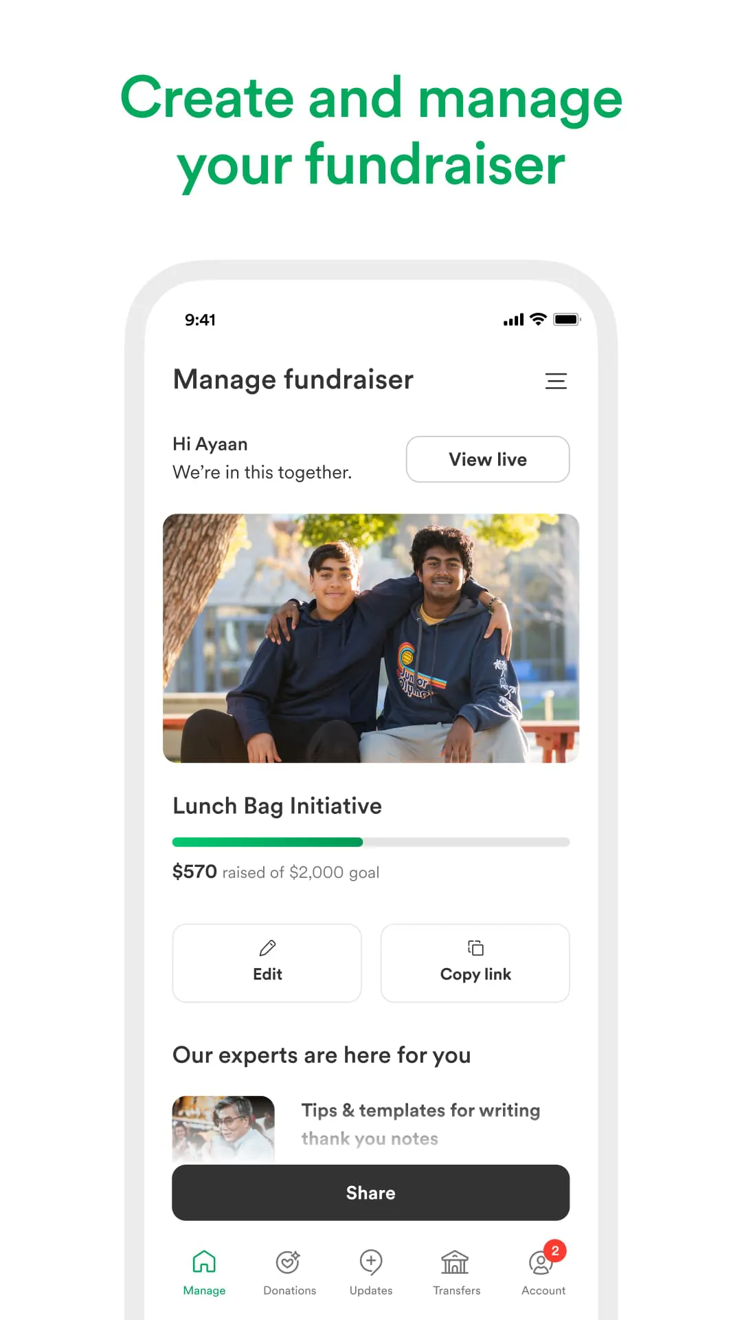 GoFundMe: Best in Crowdfunding