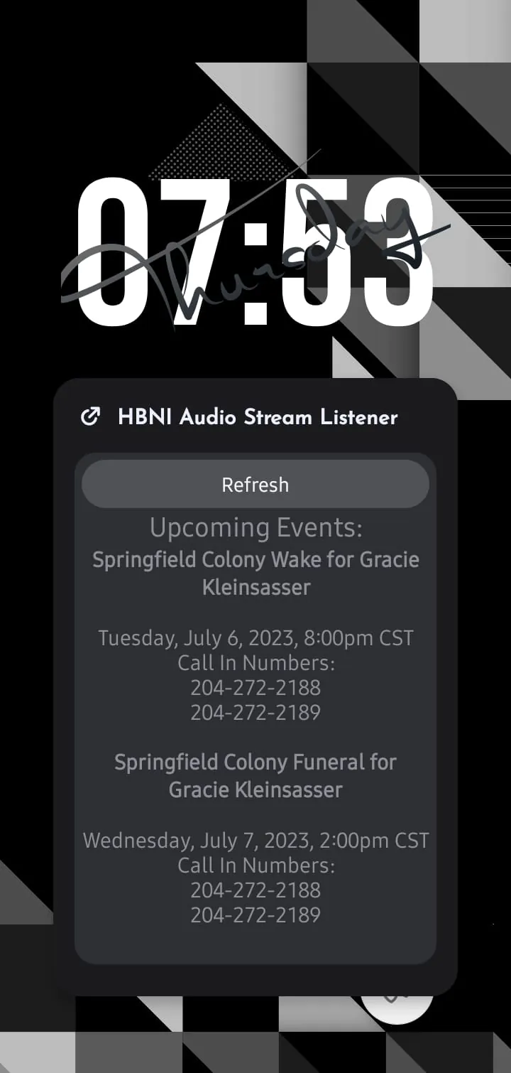 HBNI Audio Stream Listener