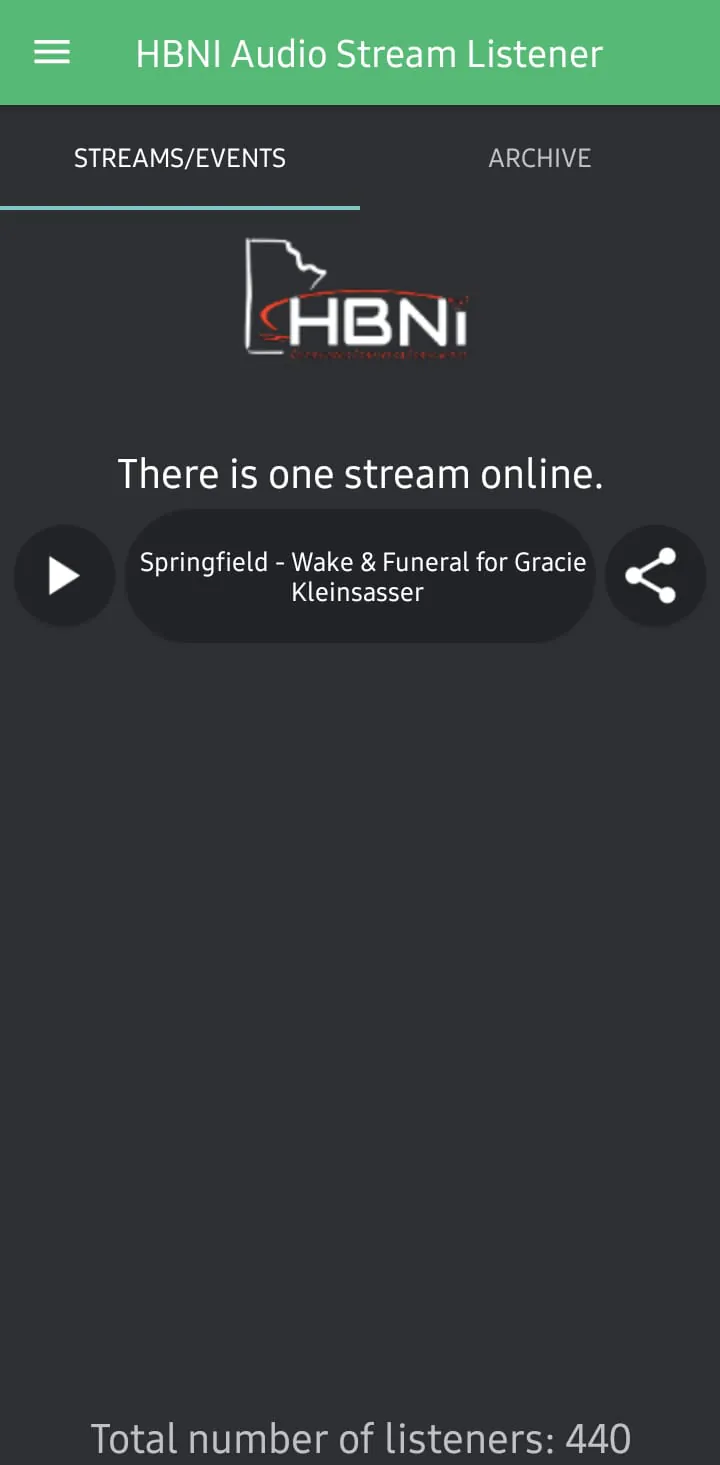 HBNI Audio Stream Listener
