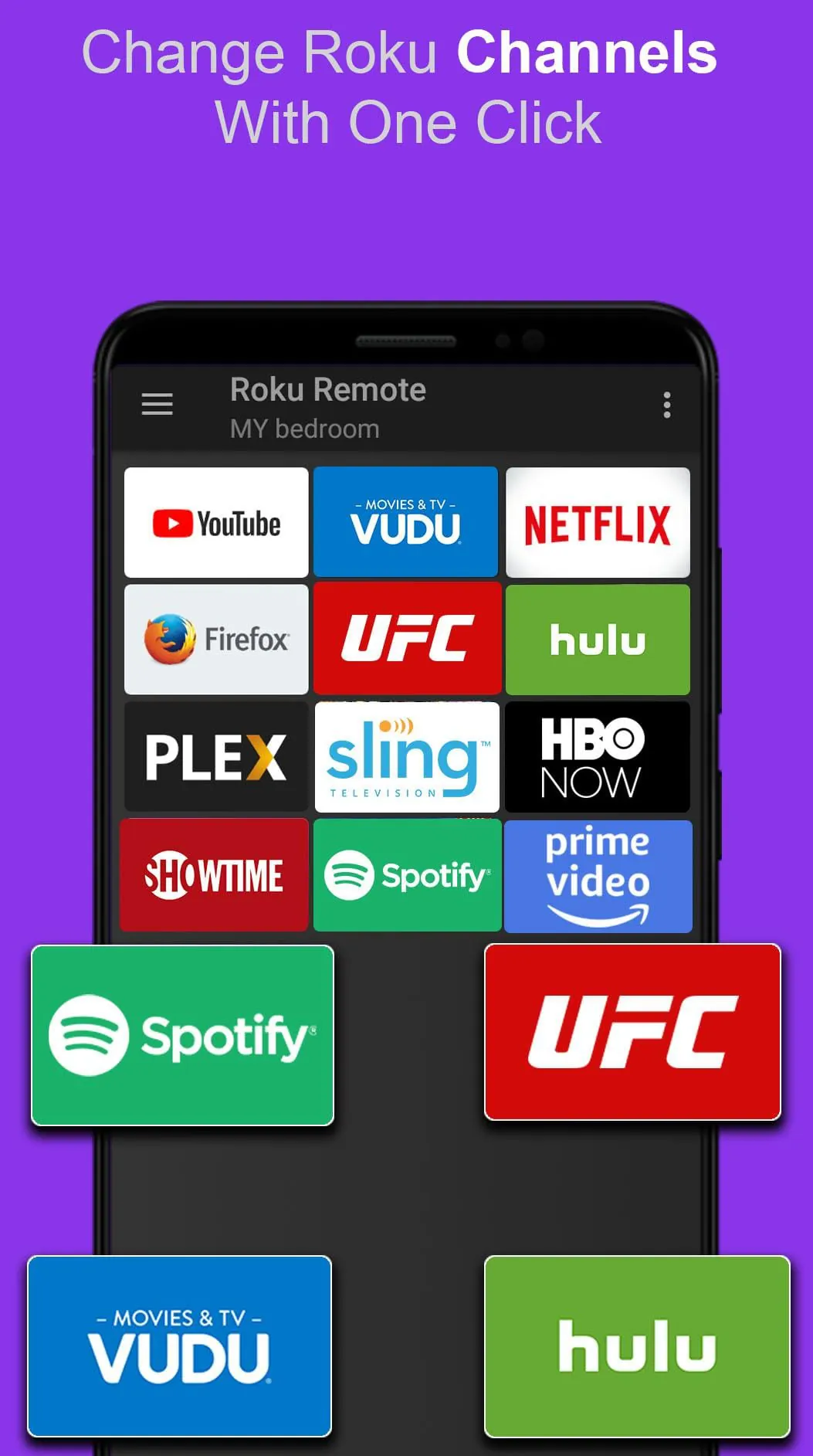 Roku Remote: RoSpikes(WiFi/IR)
