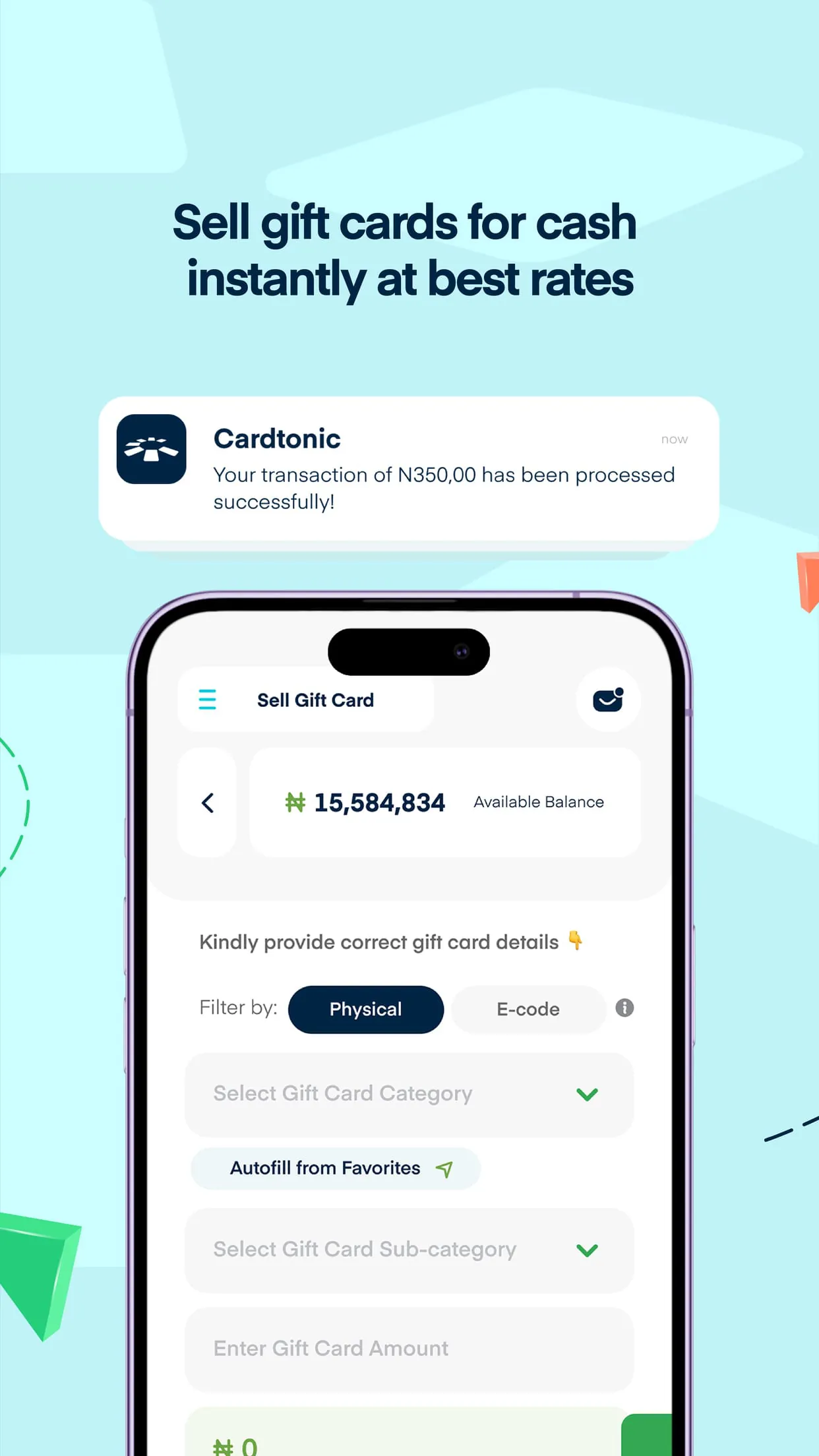 Cardtonic: Buy/Sell Gift Cards