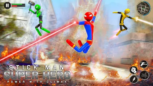 Spider Hero Man: Stickman Game