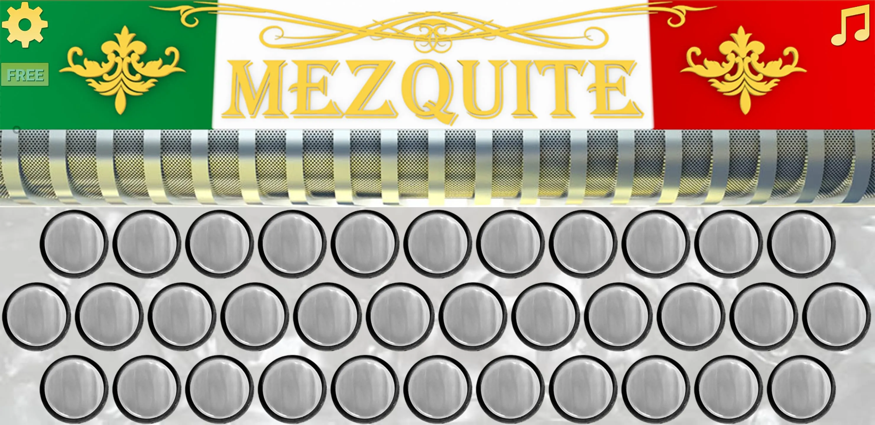 Mezquite Diatonic Accordion
