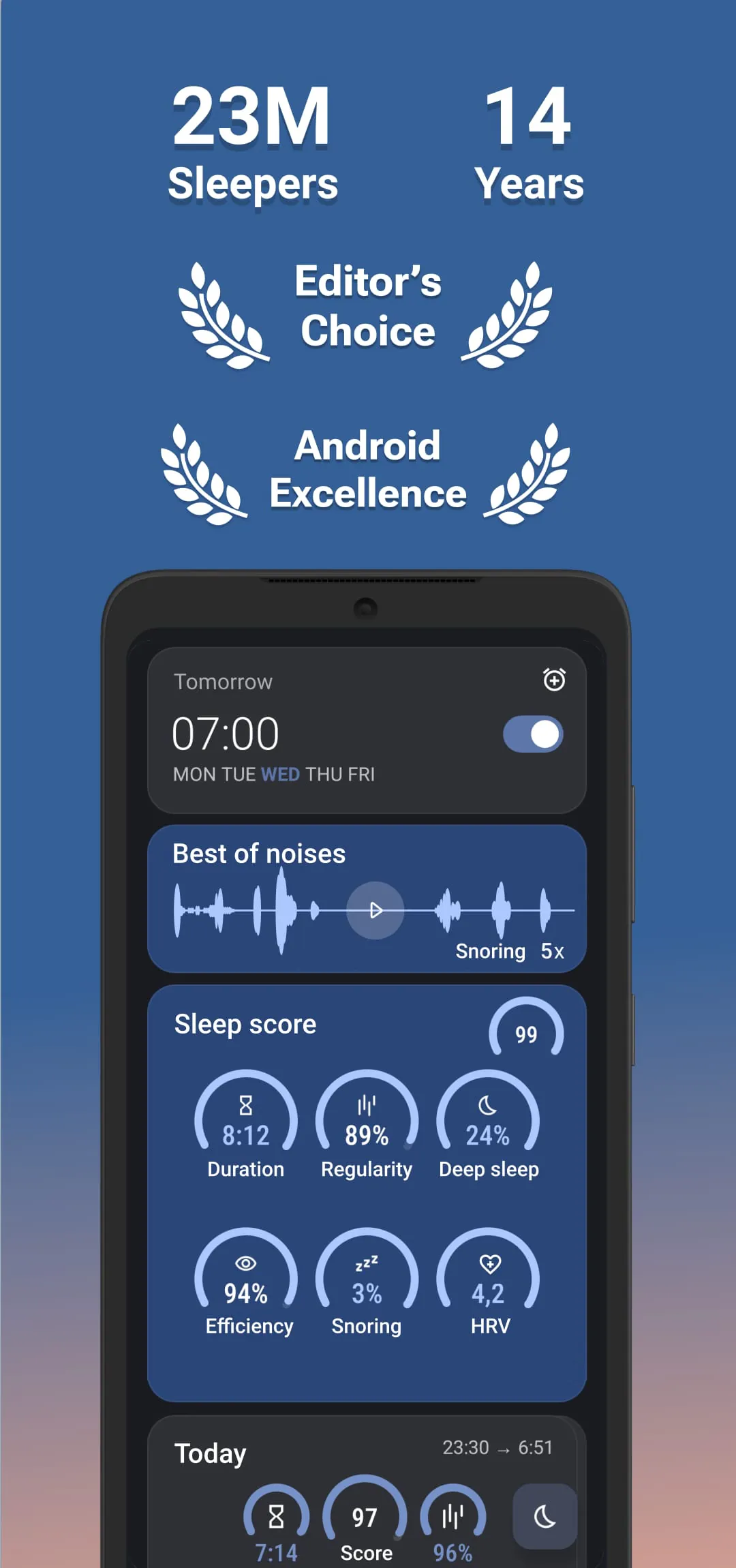 Sleep as Android: Smart alarm