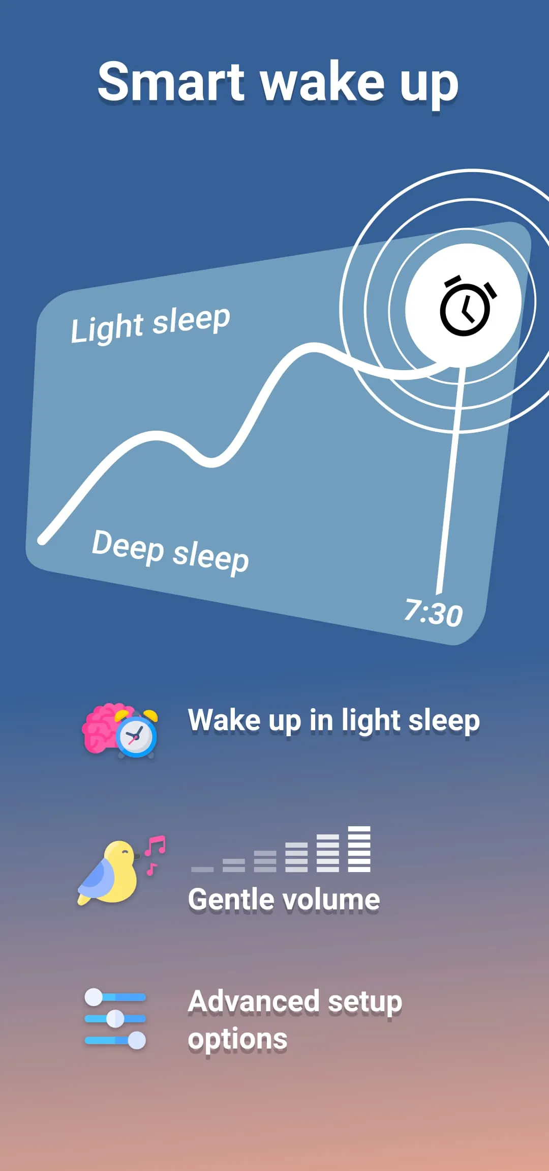 Sleep as Android: Smart alarm