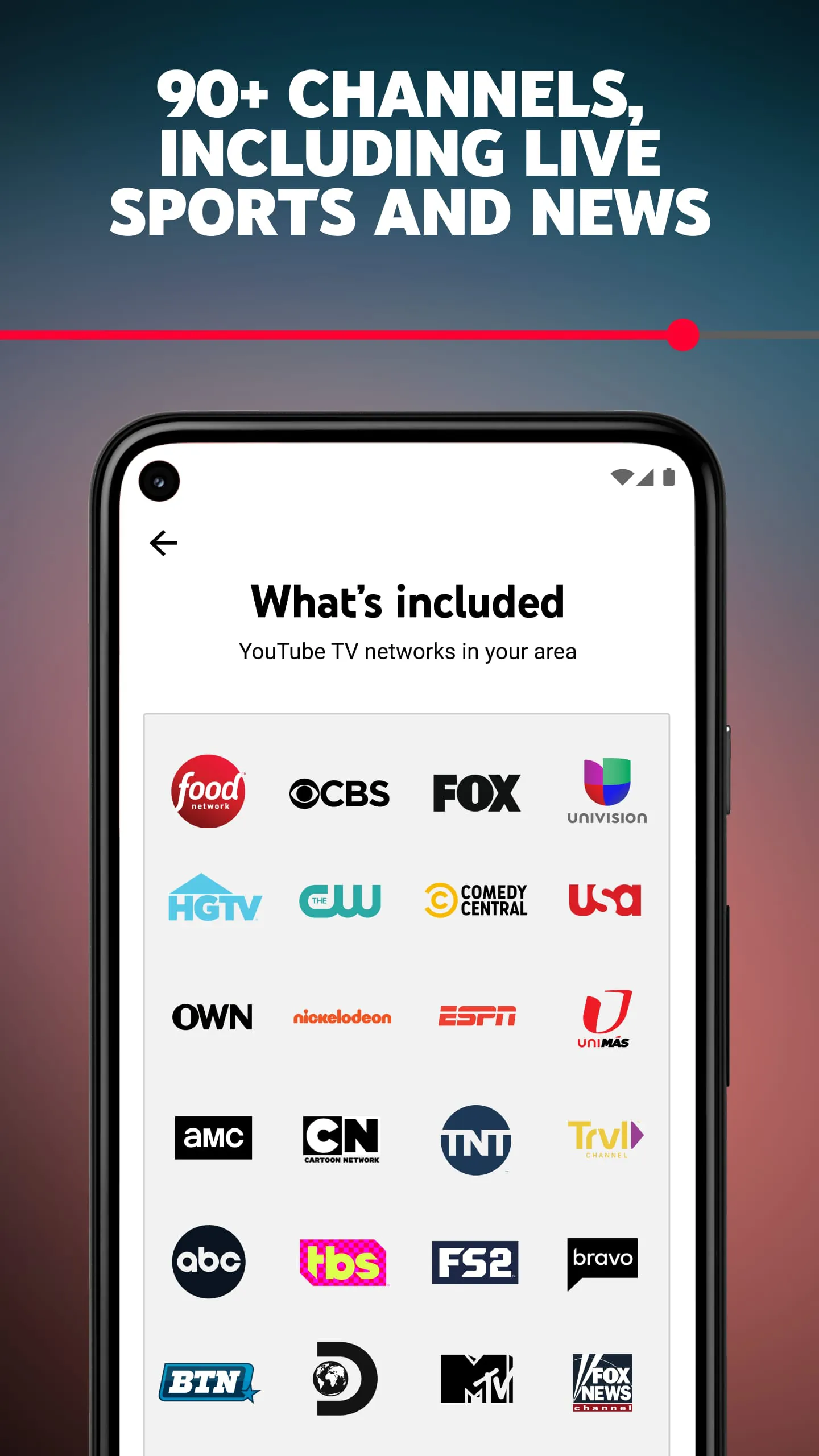 YouTube TV: Live TV & more