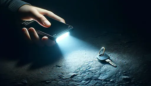 White Screen Flashlight