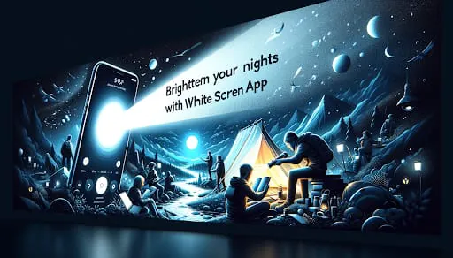 White Screen Flashlight
