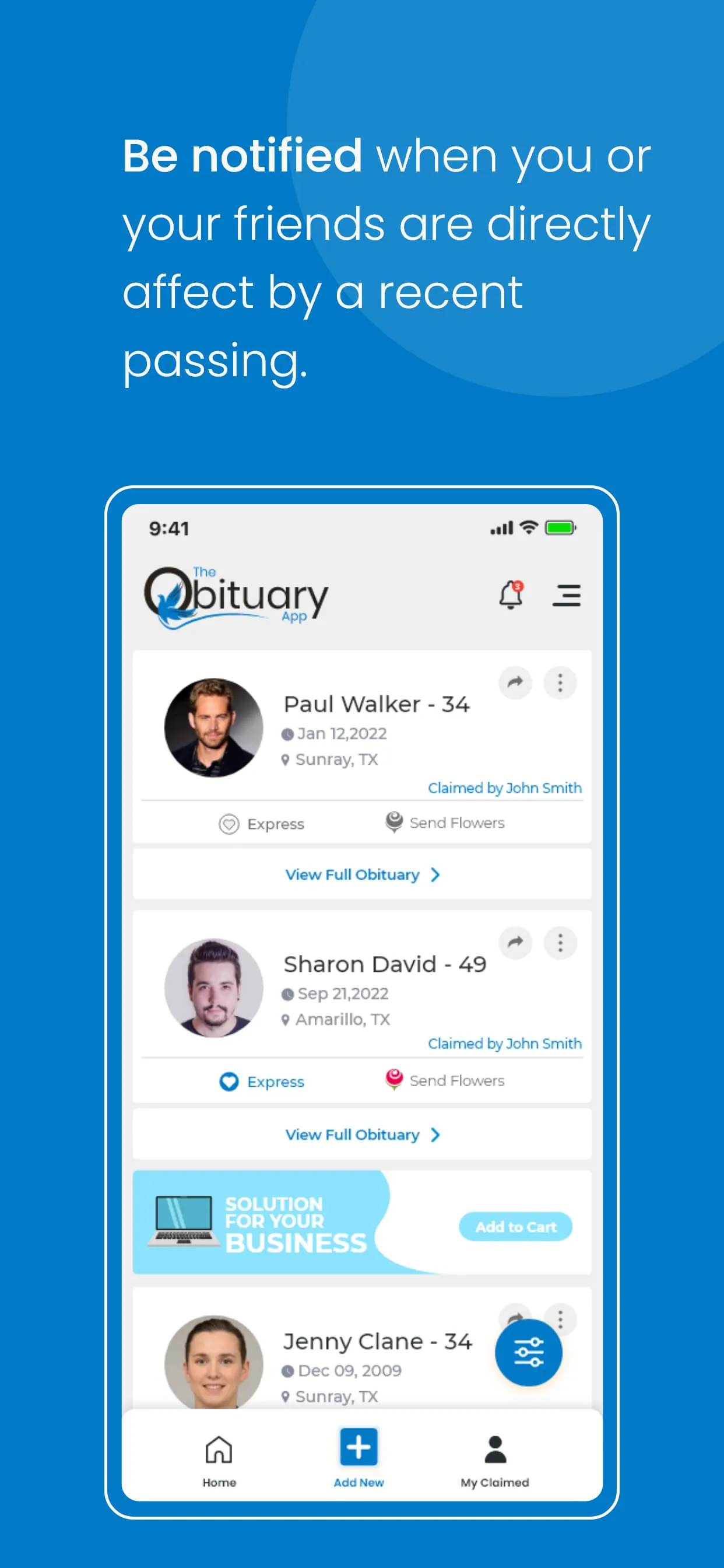 The Obituary App