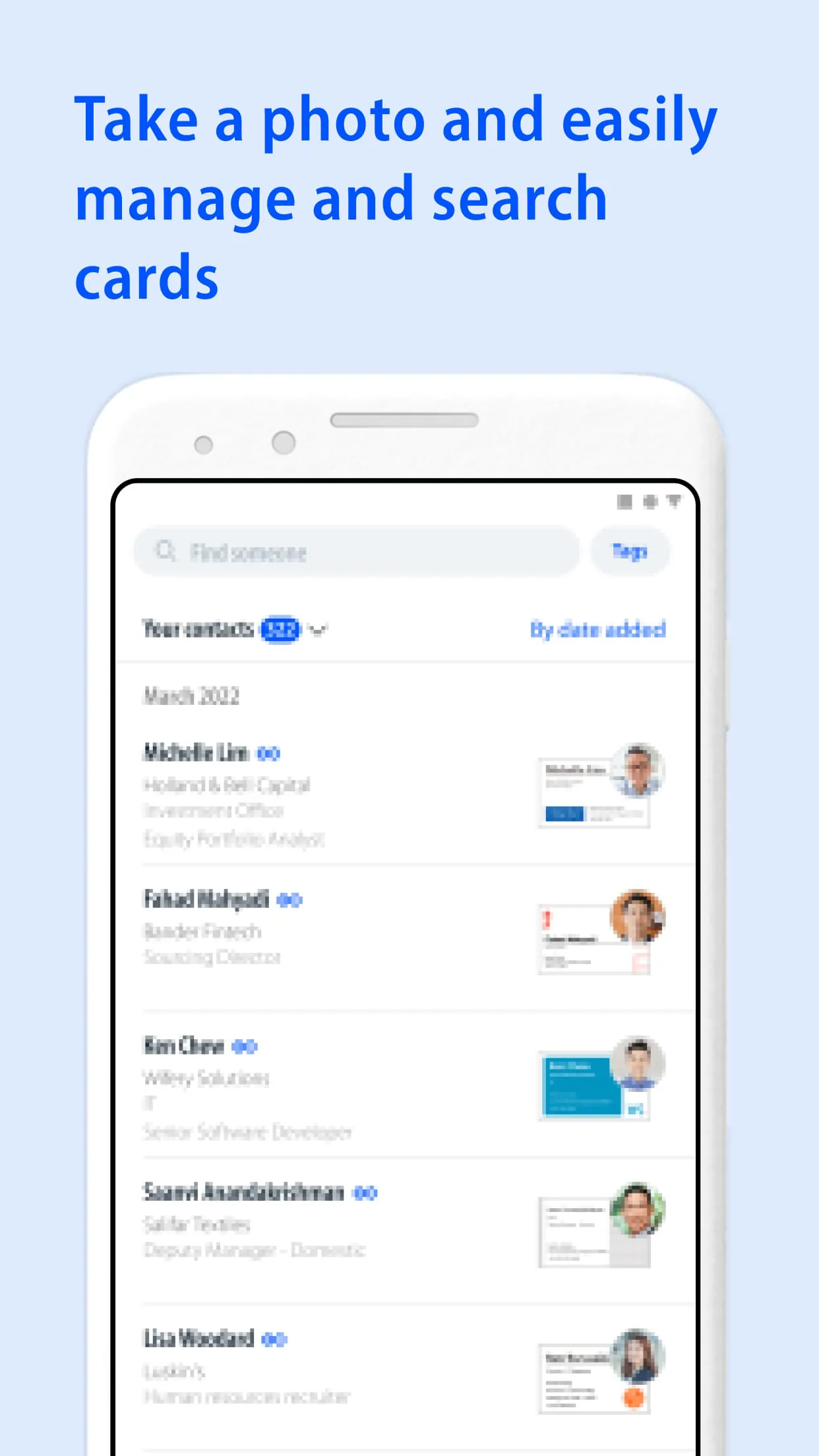 Eight: Business Card Manager