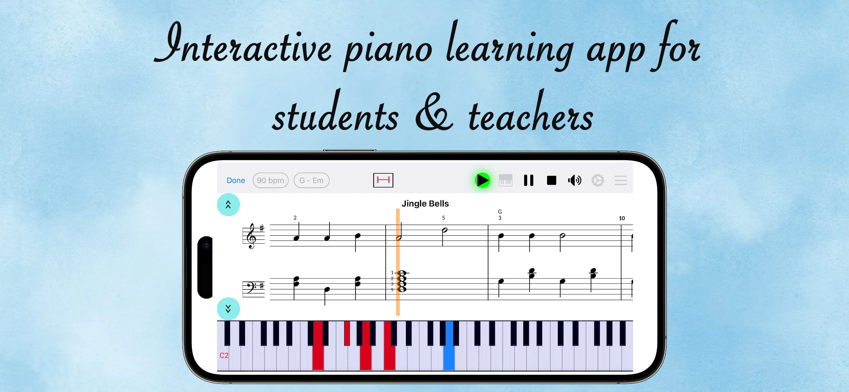 Piano eTutor: learn piano