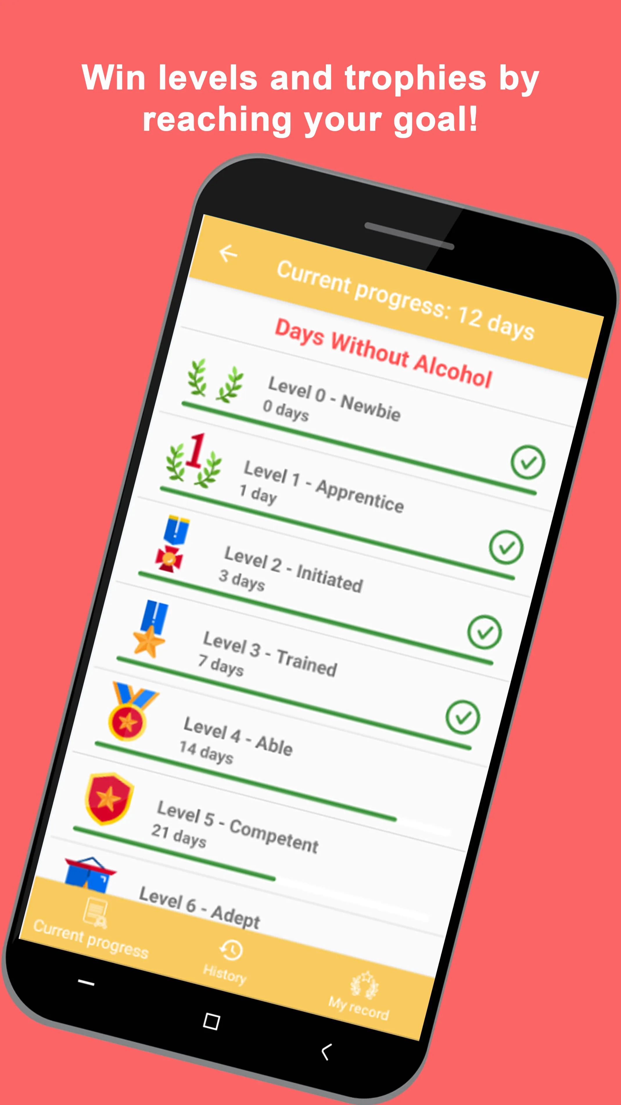 DWA: Sobriety counter