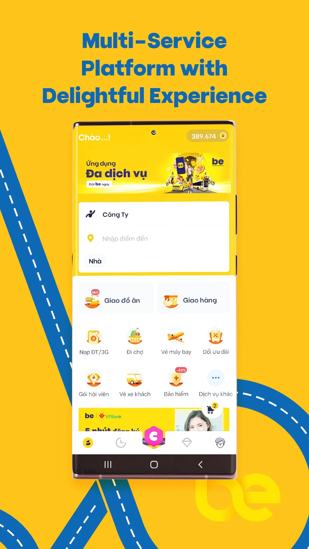 be - Multi-Service Platform