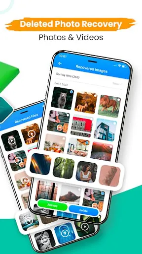Photo recovery App, Deleted