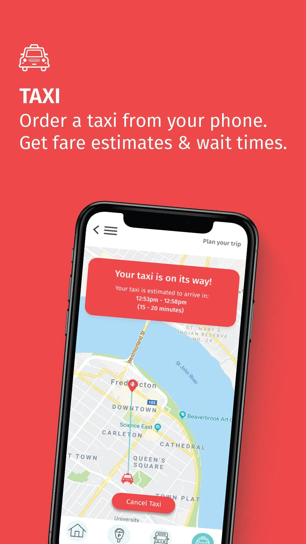 HotSpot Parking Transit Taxis
