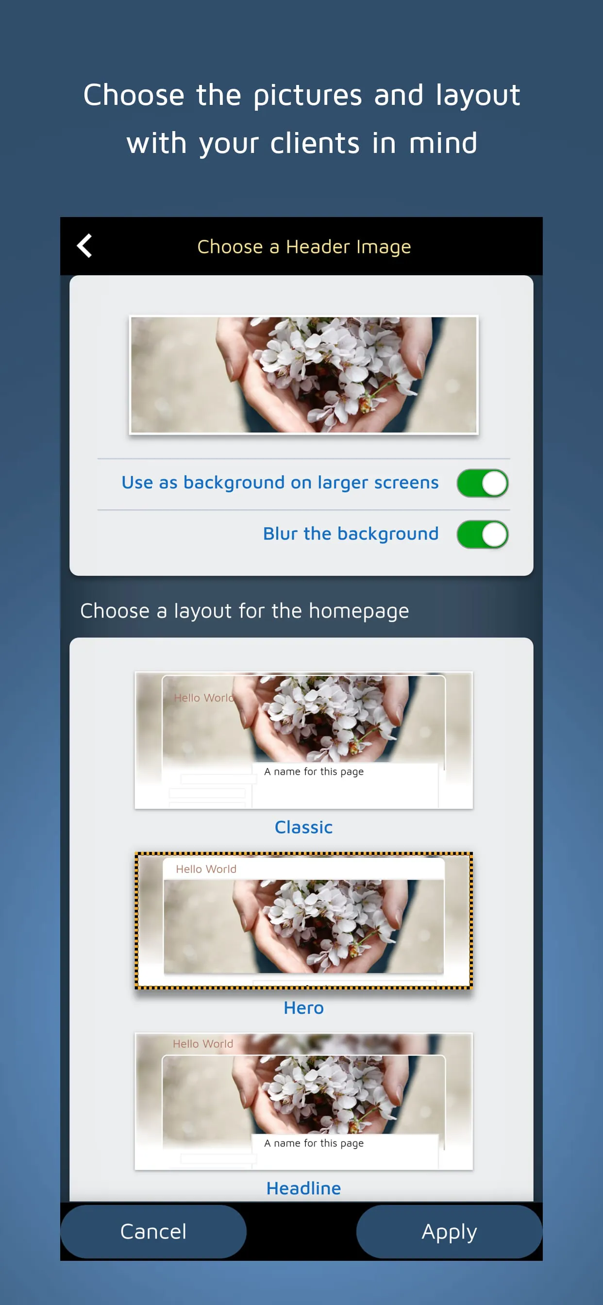 Website Builder for Android