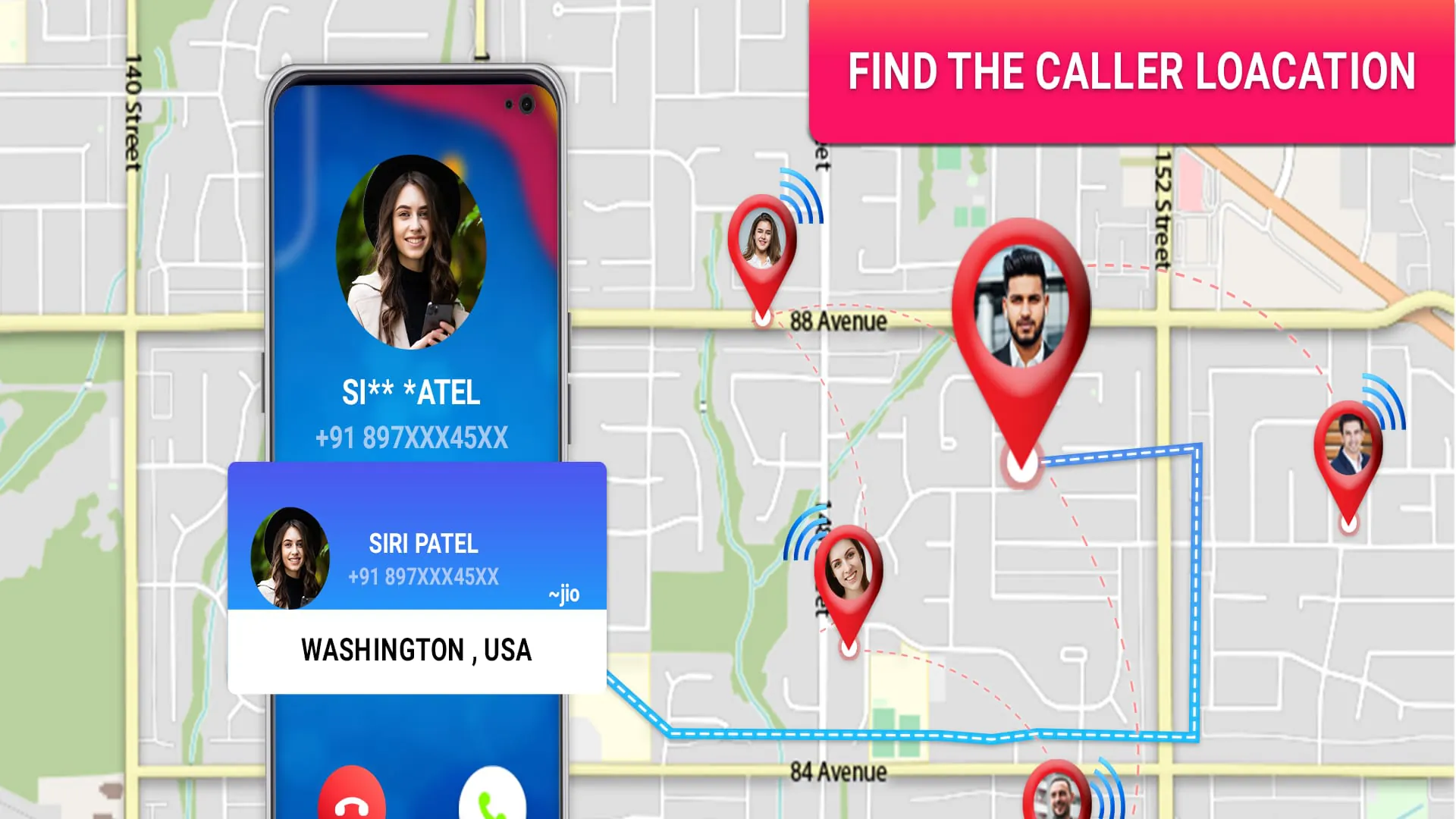 Caller Number Locator