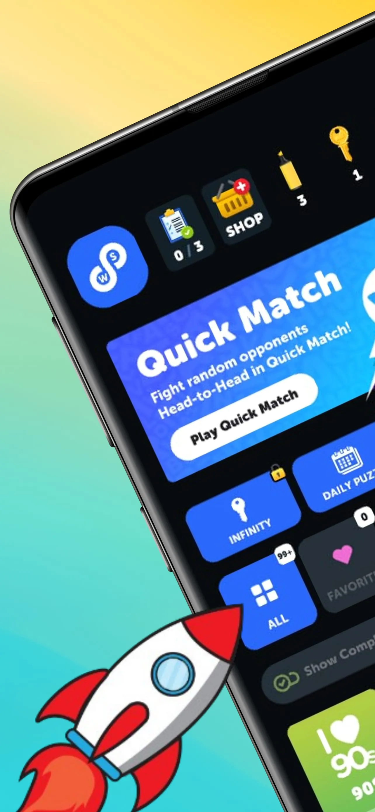 Infinite Word Search Puzzles