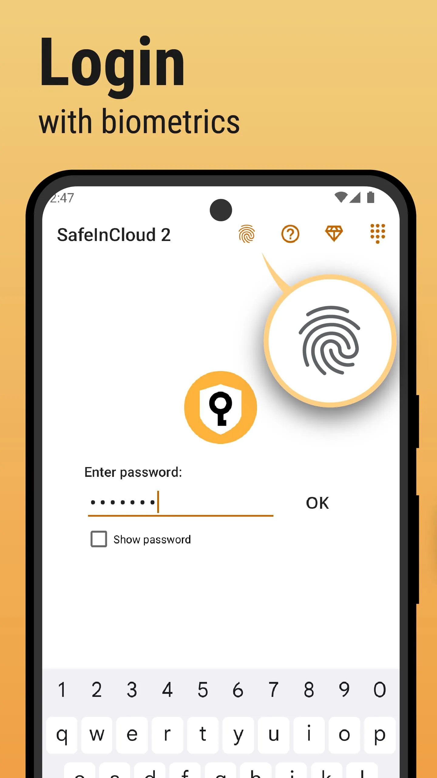 Passwords — Safe-In-Cloud