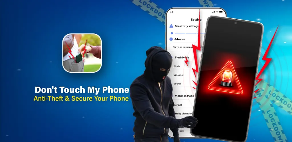 Don't touch phone: Alerter