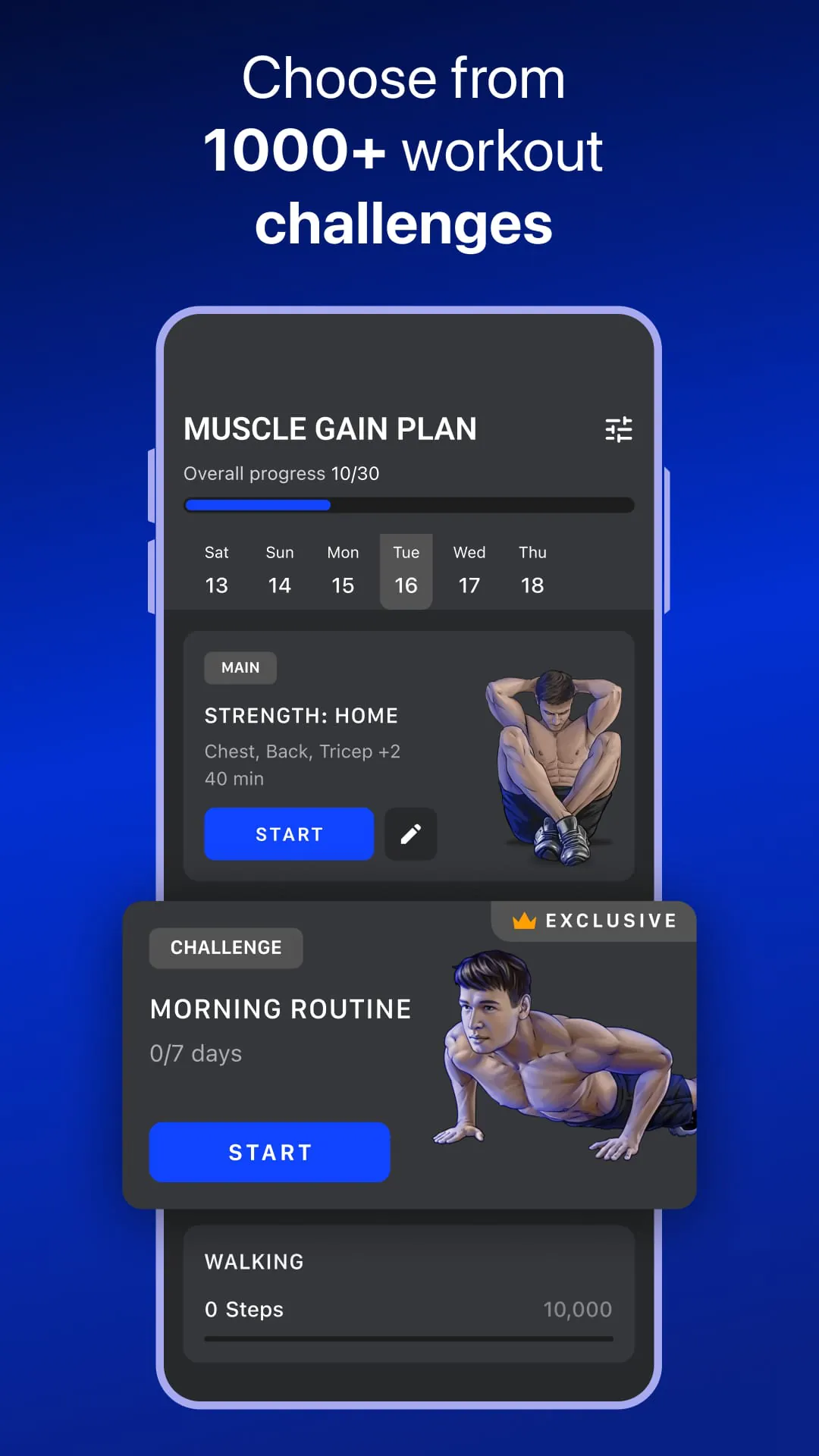 Muscle Booster Workout Planner