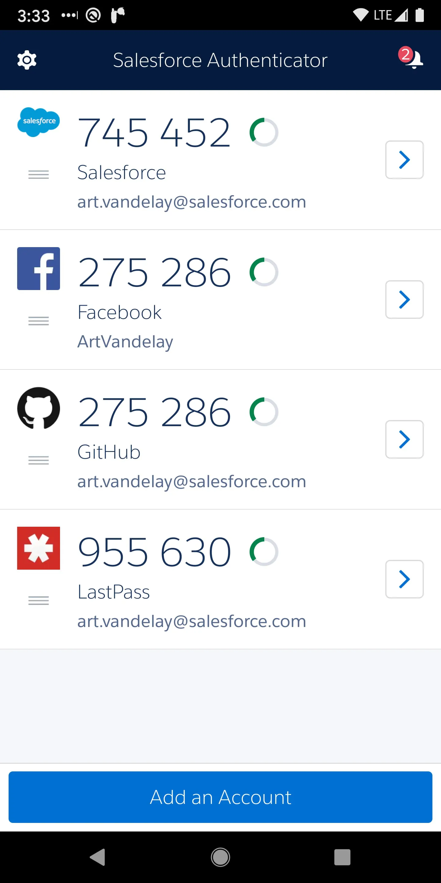 Salesforce Authenticator