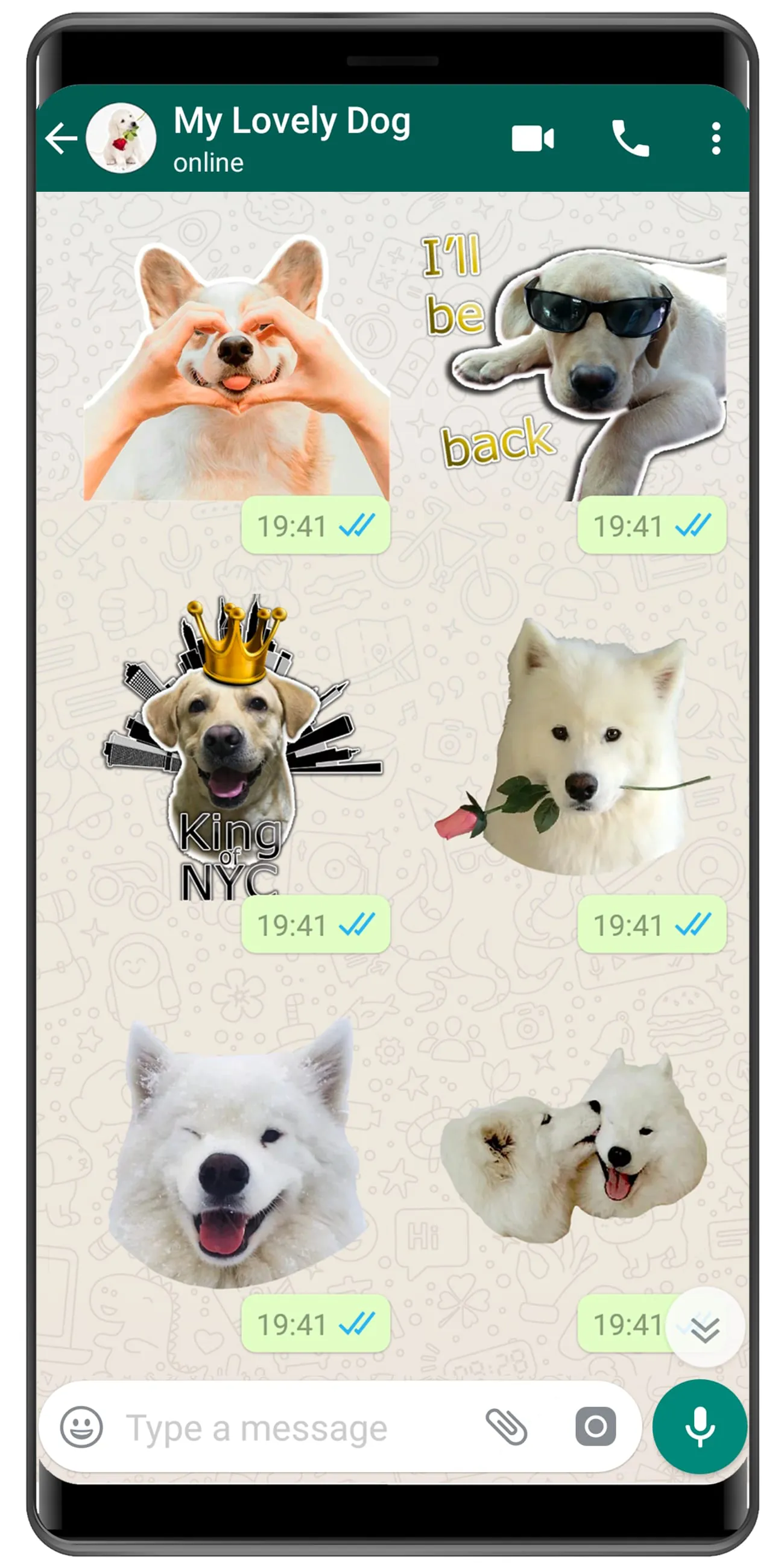 WASticker - Dog memes stickers