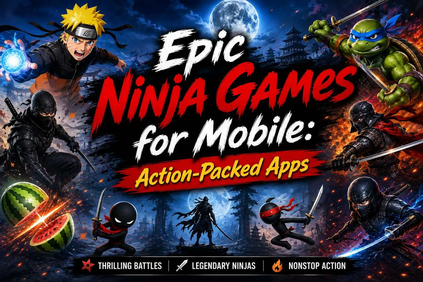 Epic Ninja Games for Mobile: Action-Packed Apps