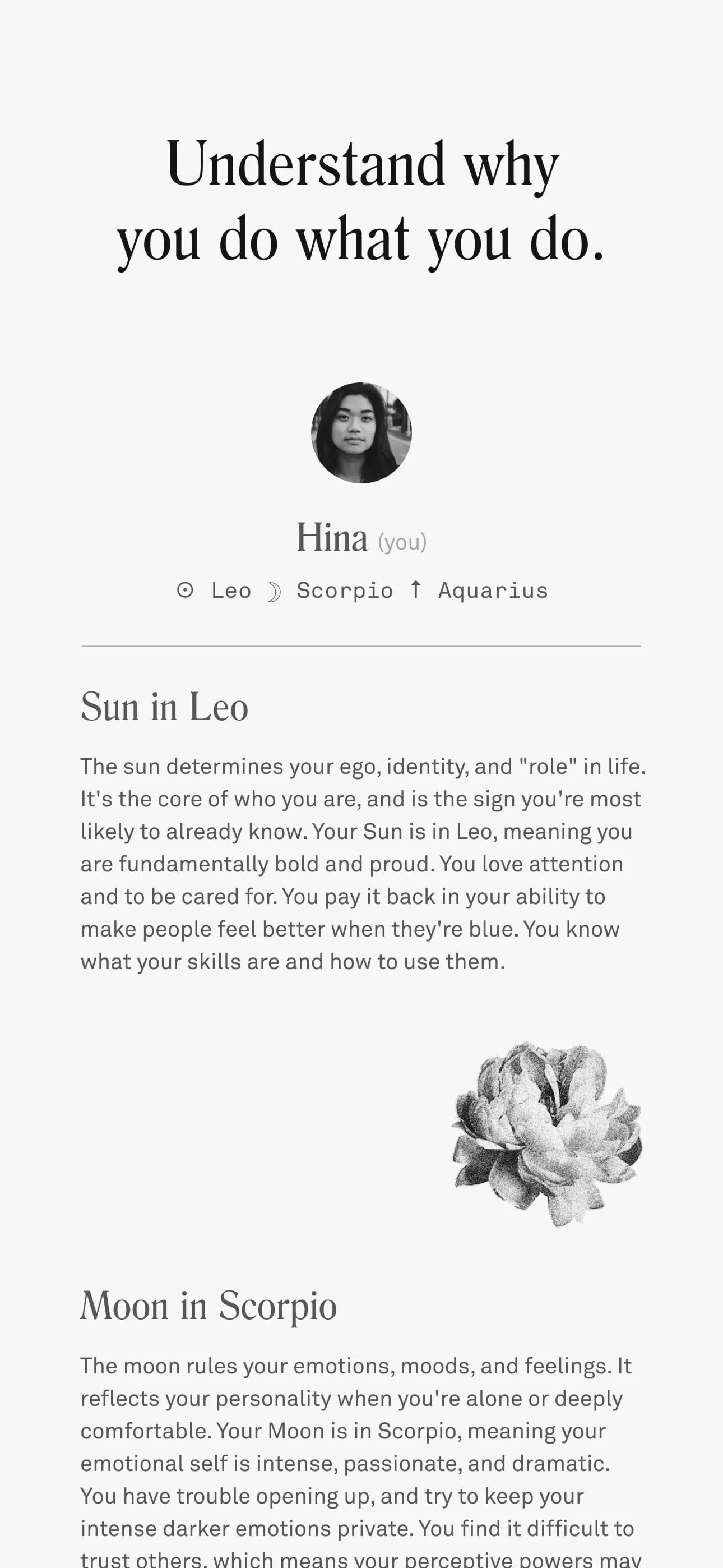 Co–Star Personalized Astrology