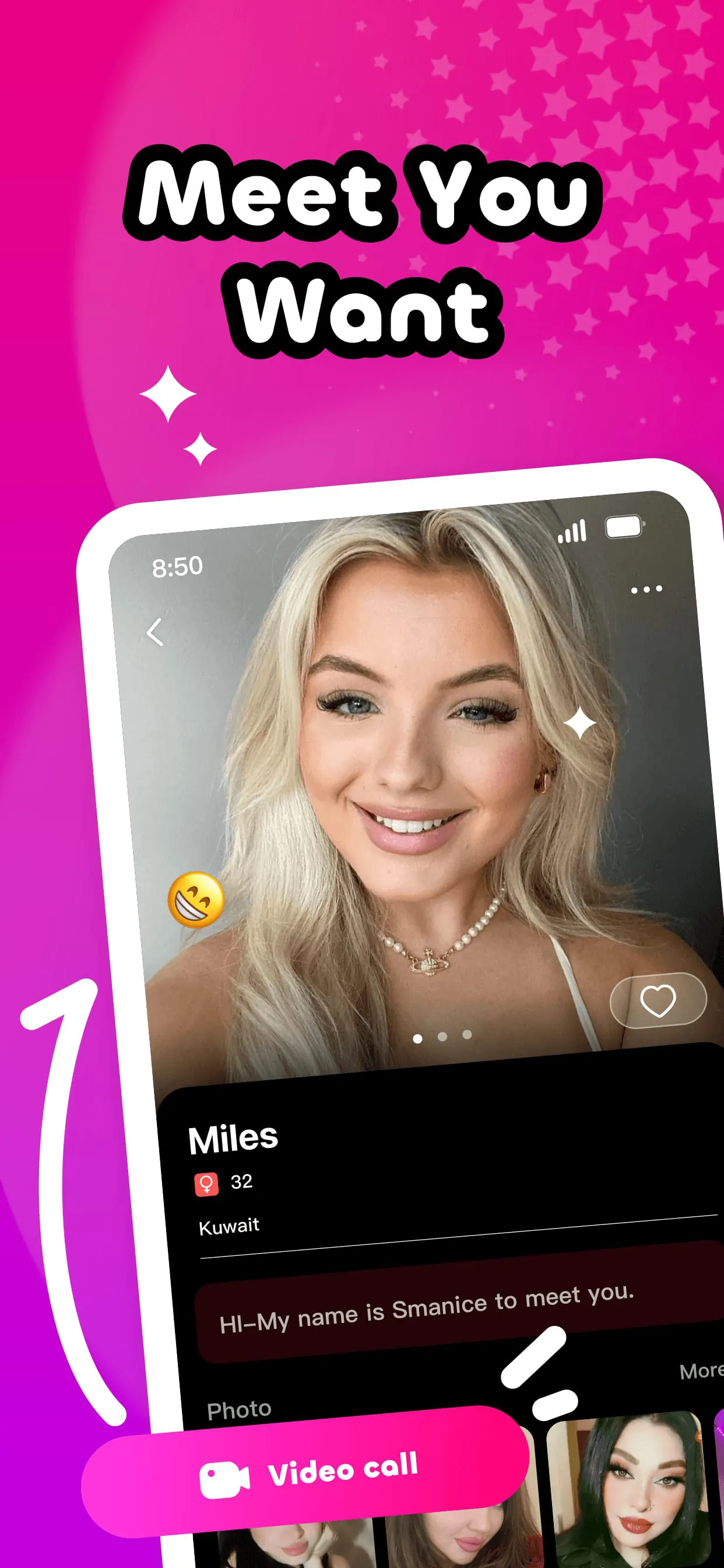 Miles - Video chat online