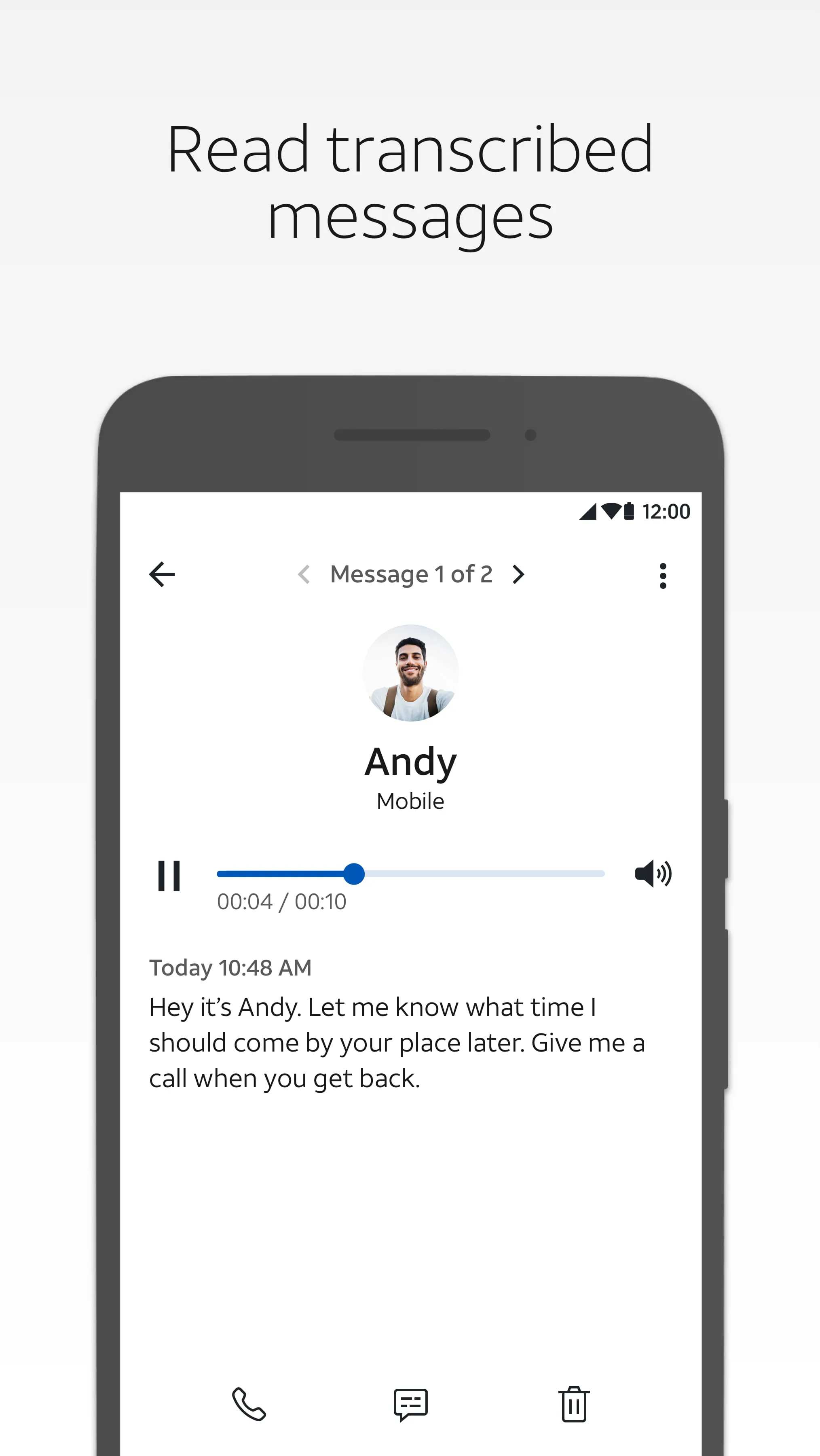 AT&T Visual Voicemail