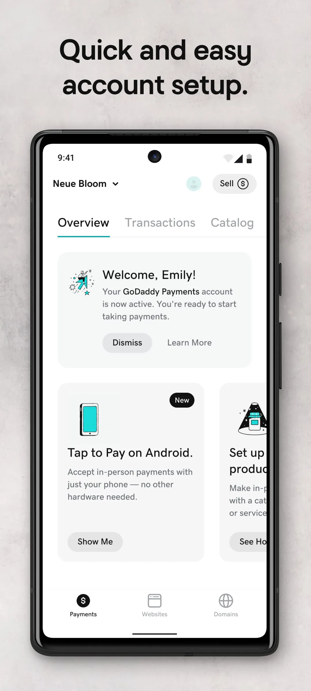 GoDaddy: POS & Tap to Pay