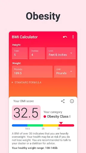 BMI Calculator Body Mass Index