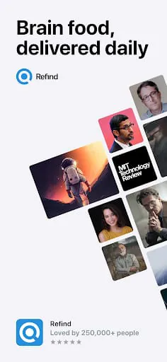 Refind – Brain food, daily
