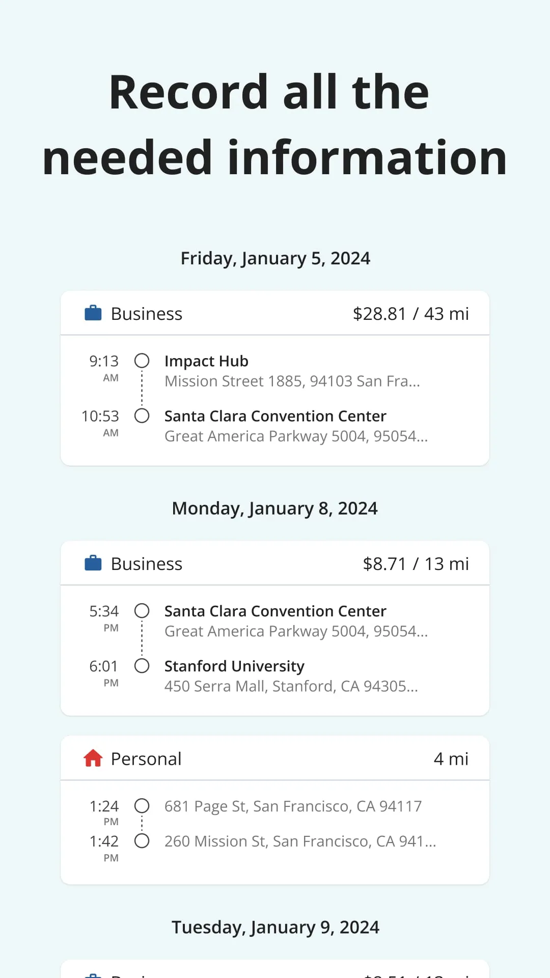 Mileage Tracker by Driversnote