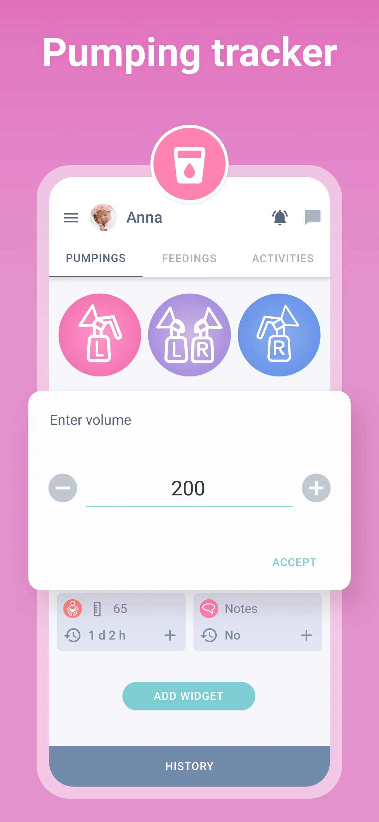 Breastfeeding Newborn tracker