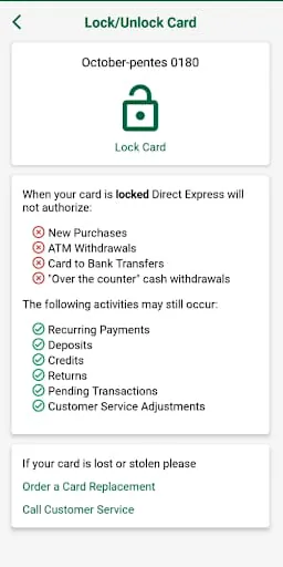 Direct Express® Mobile