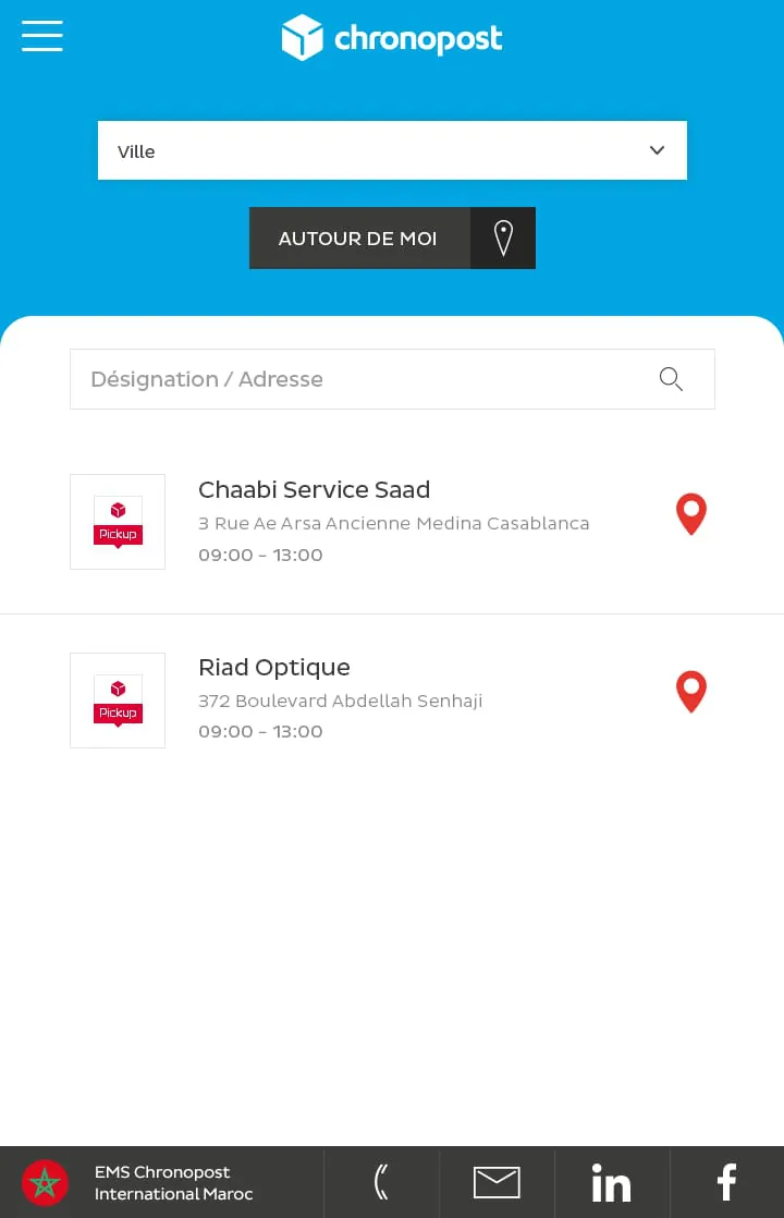 Chronopost Maroc