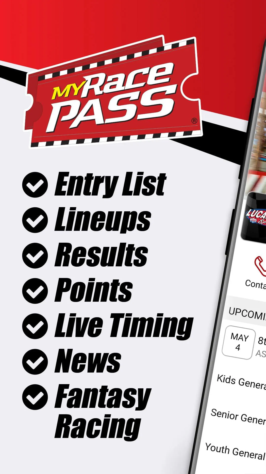 MyRacePass - Official MRP App