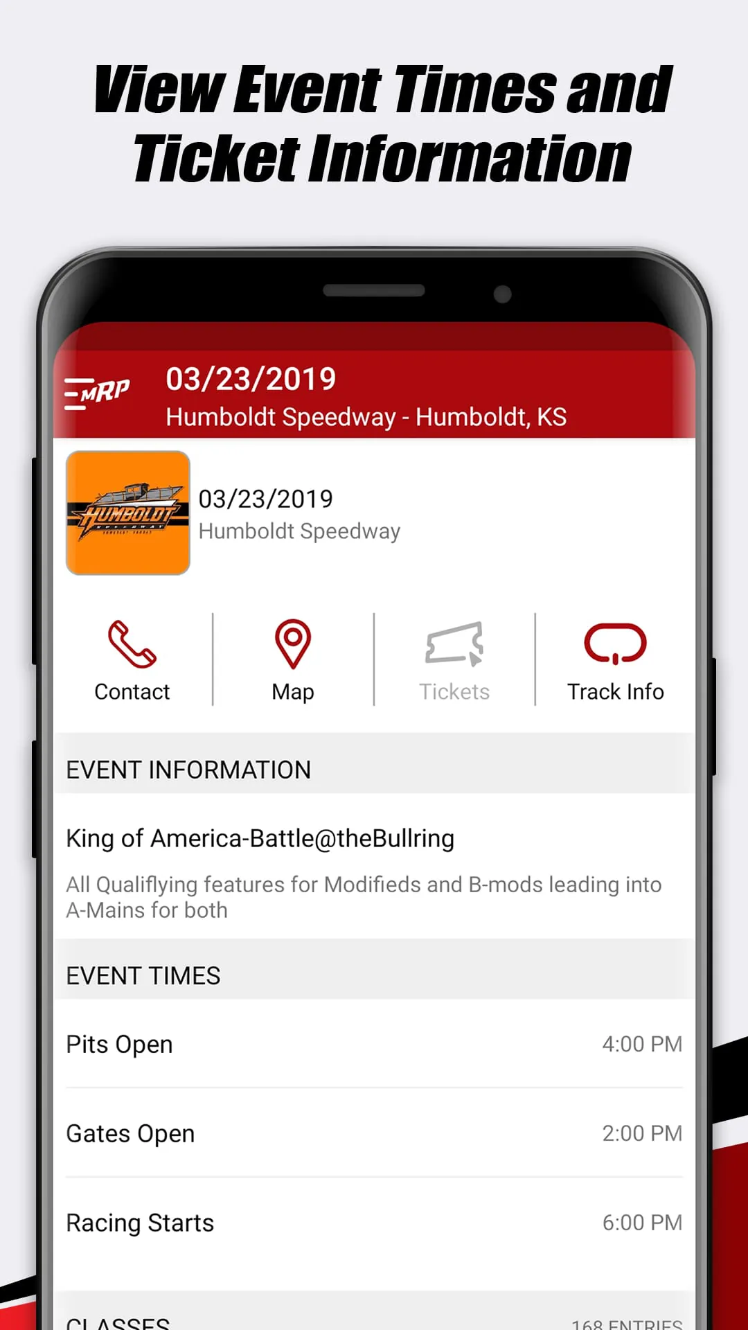 MyRacePass - Official MRP App