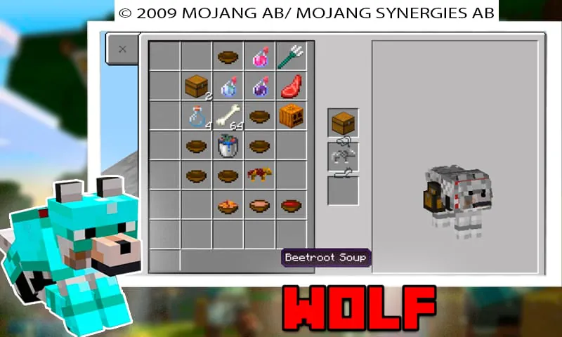 Wolf Armor Mod for Minecraft