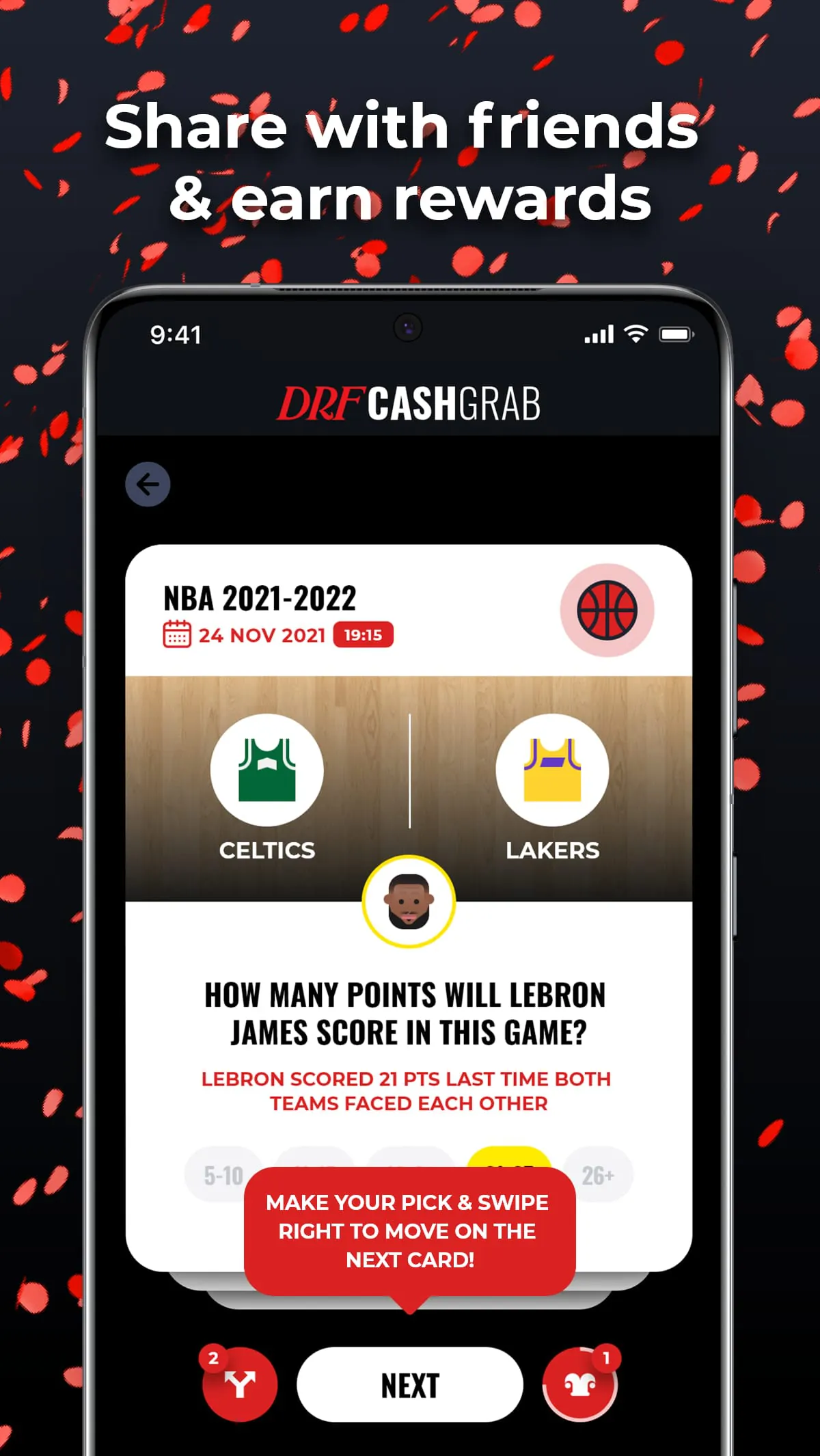 DRF Cash Grab - Win Prizes