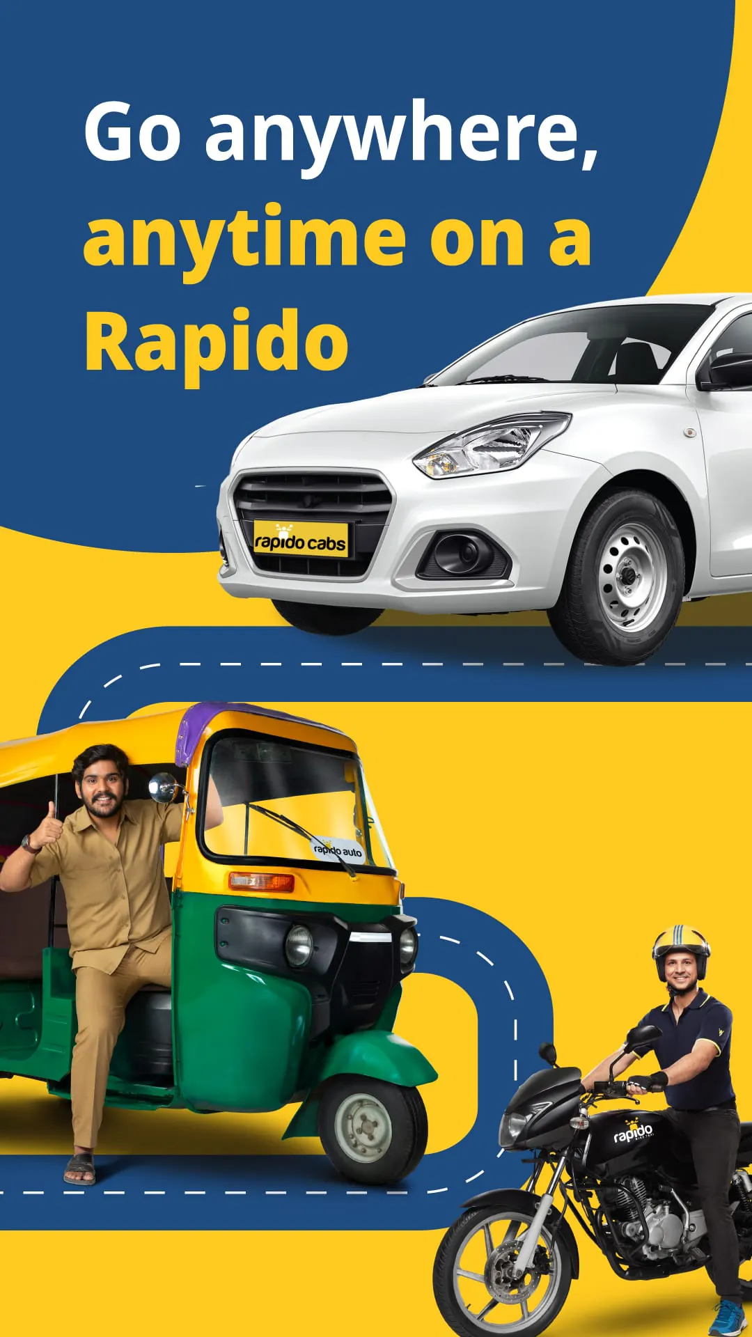 Rapido: Bike-Taxi, Auto & Cabs