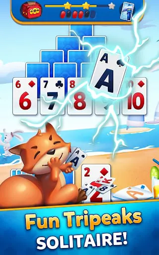 Solitaire Tripeak Travel