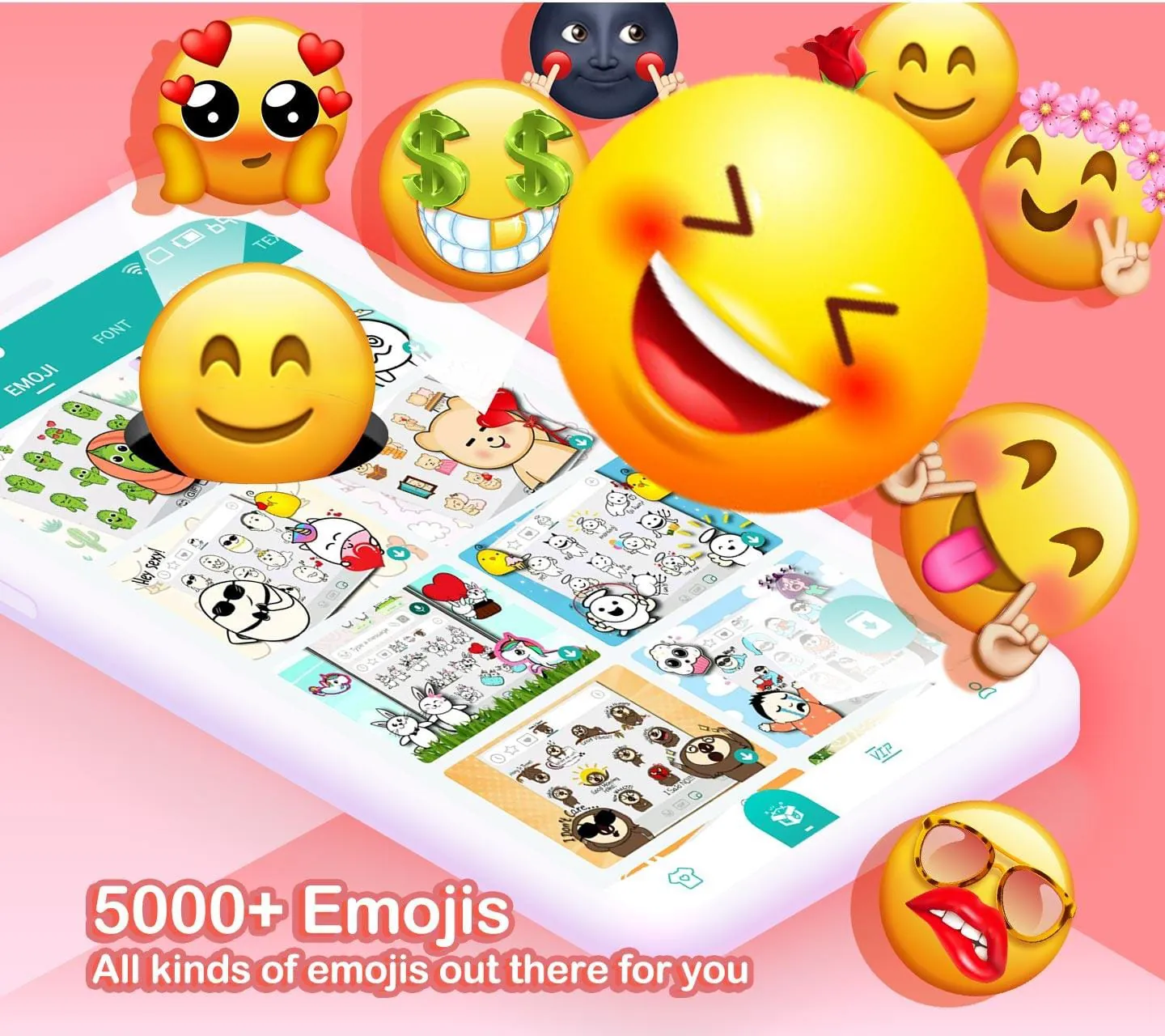 Kika Keyboard-AI Emojis、Themes