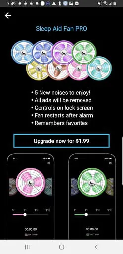 Sleep Aid Fan - White Noise