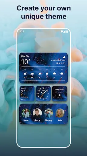 Widgets OS 17 - Color Widgets