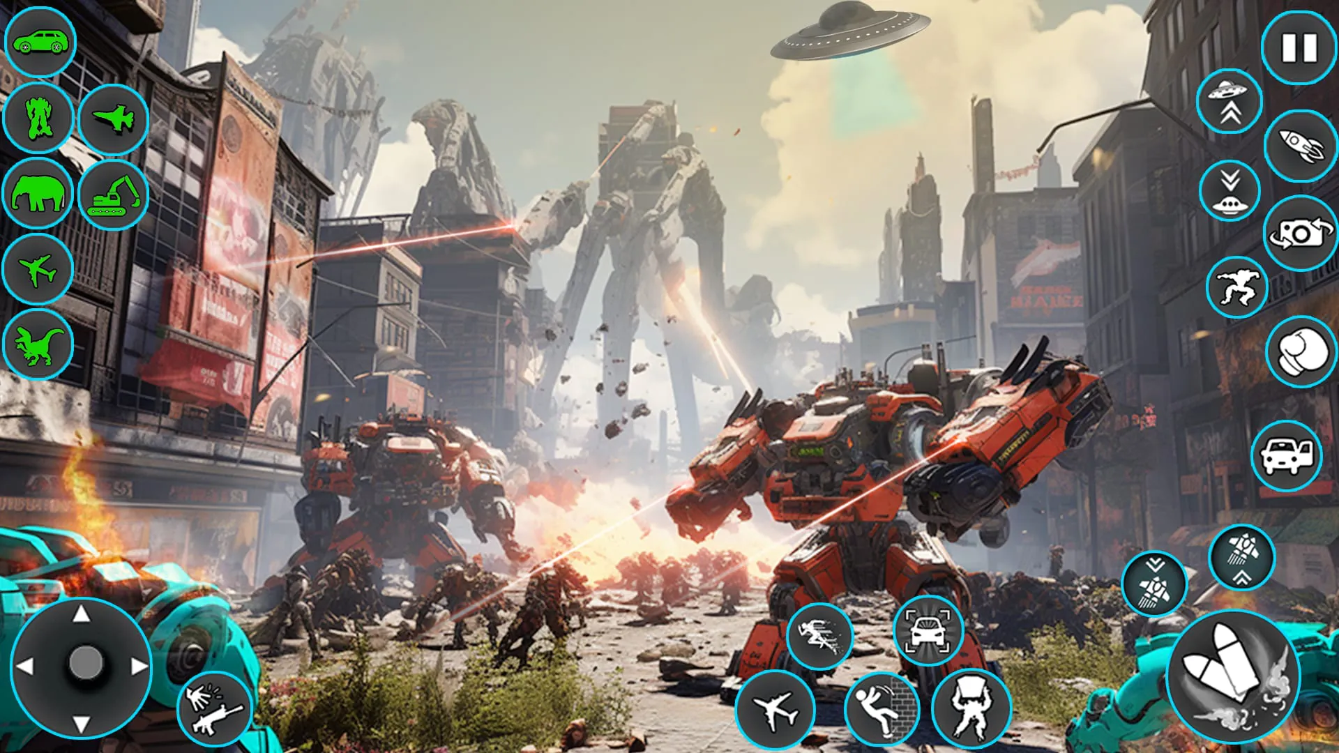 Spaceship Robot Transform Game