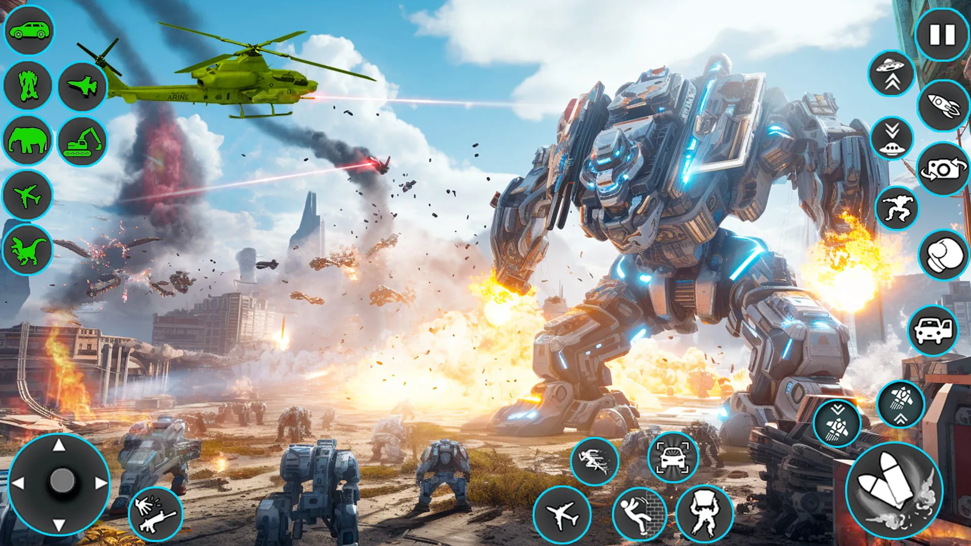 Spaceship Robot Transform Game