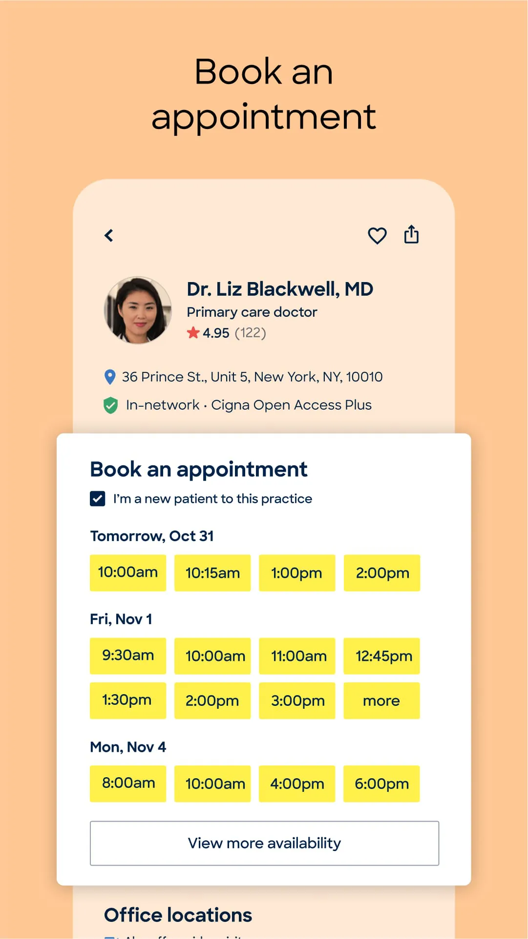 Zocdoc - Find and book doctors